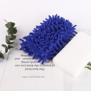 Blue Microfiber Cleaner for Cars, Furniture, and More